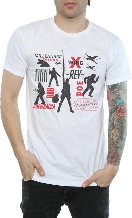 Produktbild Star Wars The Last Jedi Rebellion Silhouettes TShirt (S)