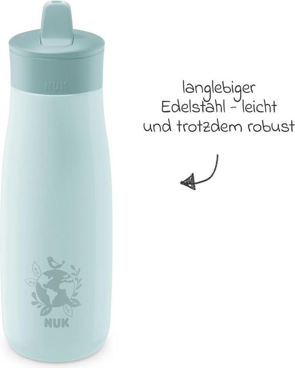 Image du produit NUK Gobelet & biberon Gourde en acier inoxydable Mini-Me Flip Cup - avec (500 ml)
