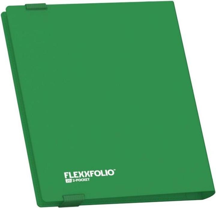 Actual product image Ultimate Guard UGD011093 - FlexXfolio - Card Portfolio, 2-Pockets for 20 Cards, Green