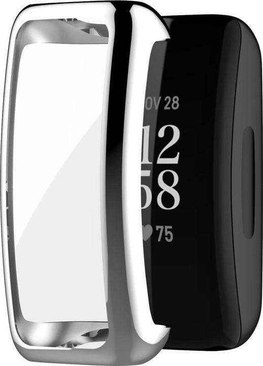 Cover-Discount Fitbit Inspire 3 - Gummi Schutz Case silber