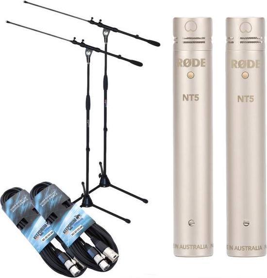 Produktbild RØDE NT5 MP Mikrofon-Set mit 2x Stativ mit 2x Kabel