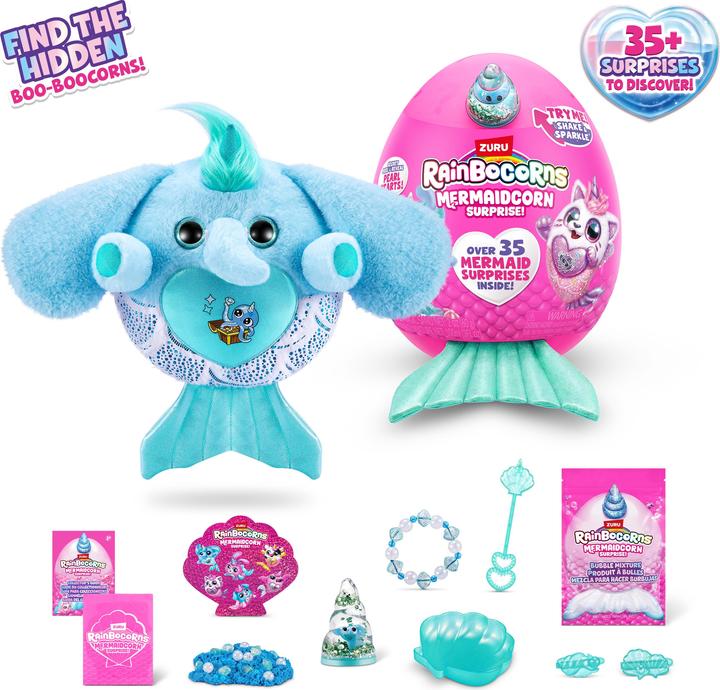 Produktbild Zuru Plüsch Rainbocorns - Mermaidcorn Surprise assortiert (28 cm)