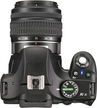 Produktbild Pentax K-x, 12 MPixel SLR, HD-Movie, Doublezoom KIT, Schwarz