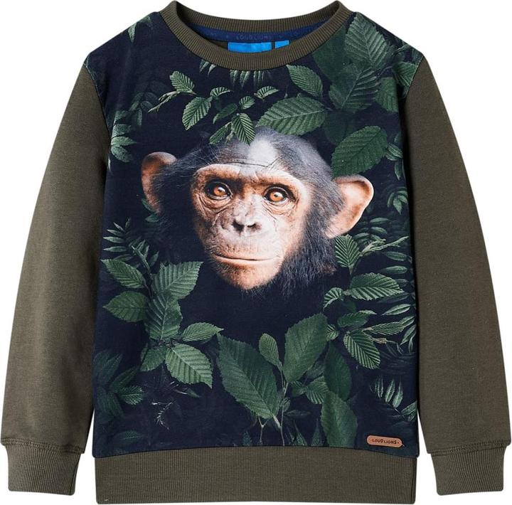 Produktbild VidaXL Kinder-Sweatshirt Khaki 128,Material: 92 % Baumwolle. 8 (128)