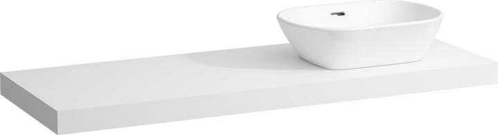 Produktbild Laufen Lani Waschtischplatte, ein Ausschnitt rechts, 1370x495x65mm, H404683112