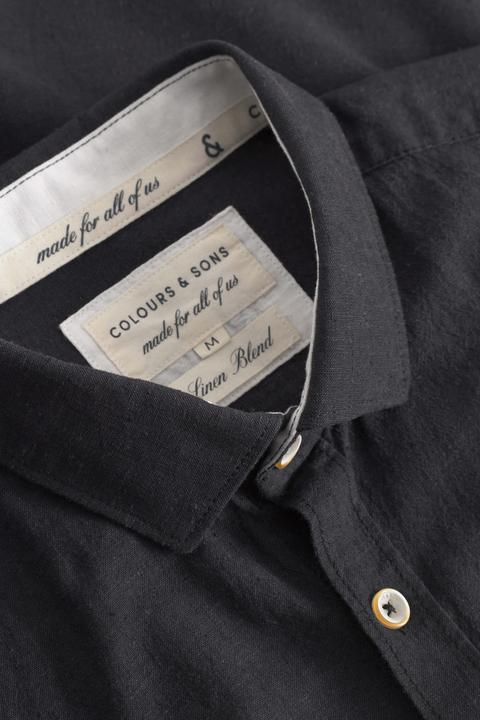 Actual product image Colours & Sons Langarmhemd Shirt-Linen Blend Kent (XL)
