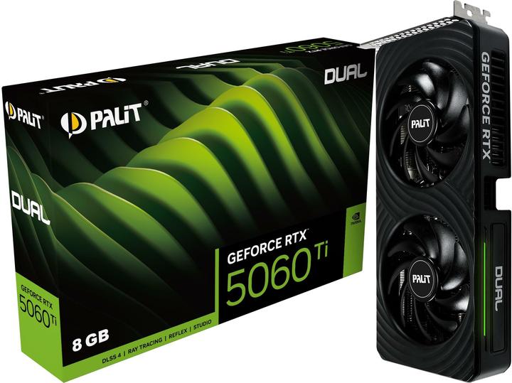 Image du produit Palit VGA RTX5060TI 8GB Dual (8 Go)