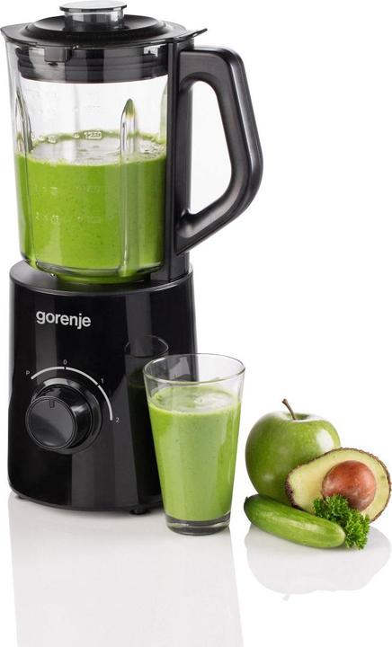 Produktbild Gorenje B800GBK Blender, Stand, Power 800 W, 2 speeds, Glass jug 1.5 L, Black (800 W)