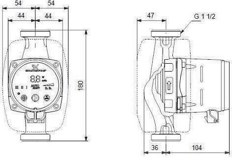 Actual product image Grundfos Alpha2