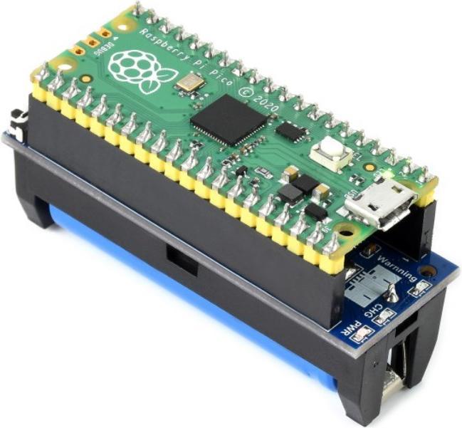 Actual product image WaveShare UPS Module for Raspberry Pi Pico Uninterruptible Power Supply