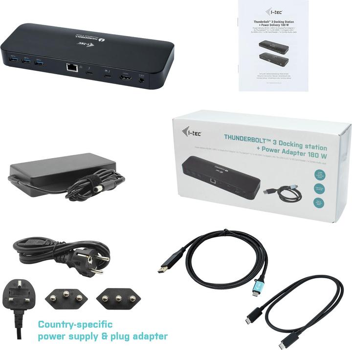 Actual product image i-tec Thunderbolt 3 Dual Dock (Thunderbolt, 5 Ports)