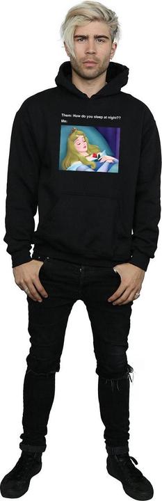 Actual product image Disney Mens Sleeping Beauty Meme Hoodie (L)