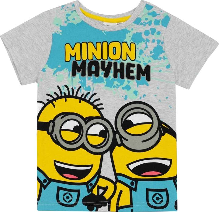 Actual product image Minions Boys Mayhem Short Pyjama Set (122)