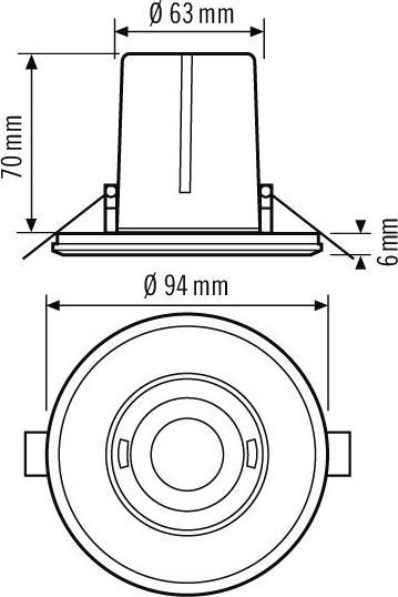 Produktbild Esylux Bewegungsmelder UP weiss (8 m)