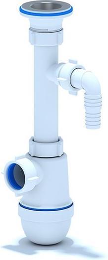 Immagine prodotto Ani Plast SIFONE PER LAVABO 11/4X32 CON DIRAMAZIONE S/M (Sifone per lavatrice)