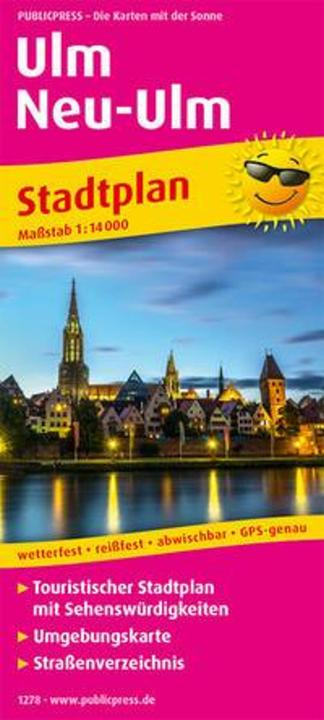 Actual product image PublicPress City Map Ulm