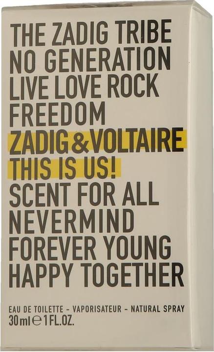 Actual product image Zadig & Voltaire This is Us! - Eau de Toilette (Eau de toilette, 30 ml)