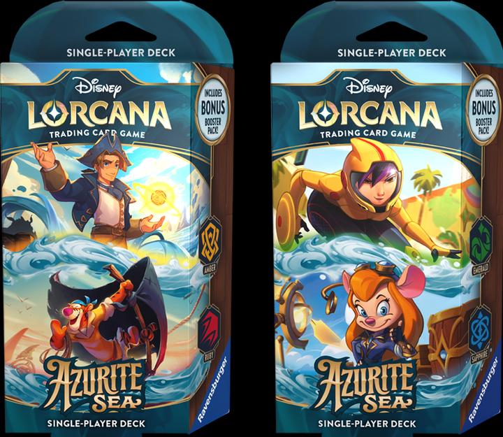 Produktbild Disney Lorcana Trading Card Game: Azurite Sea - Amber and Ruby Deck (Englisch) (Englisch, Deck)