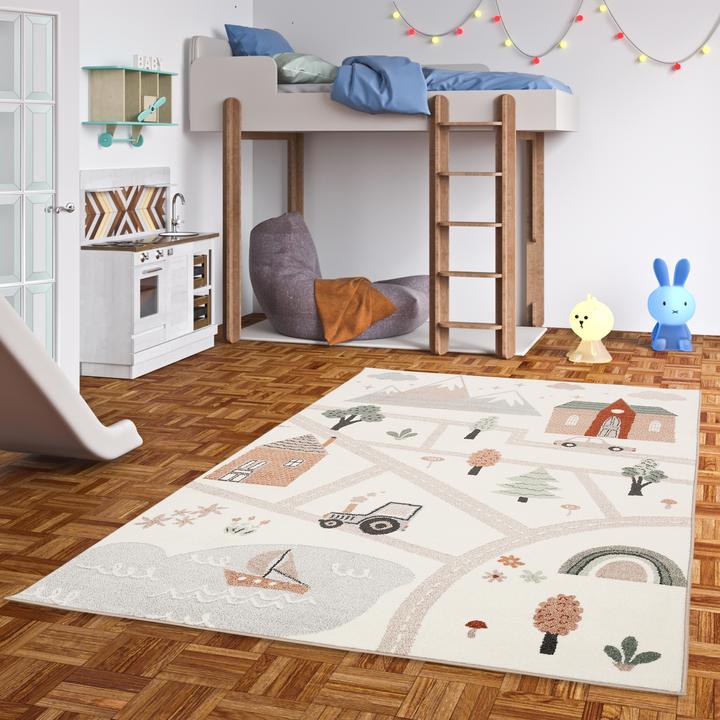 Image du produit Pergamon Kinder Teppich Softstar Kids Little City (80 x 150 cm)