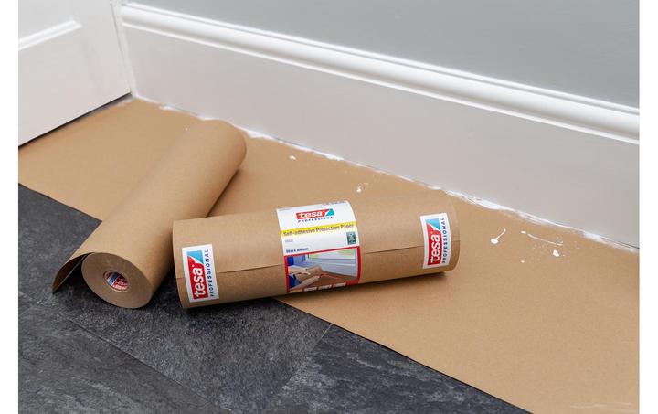 Produktbild tesa Selbstklebendes Schutzpapier 1x Rolle 50 m x 15 cm (50 m, 150 mm)