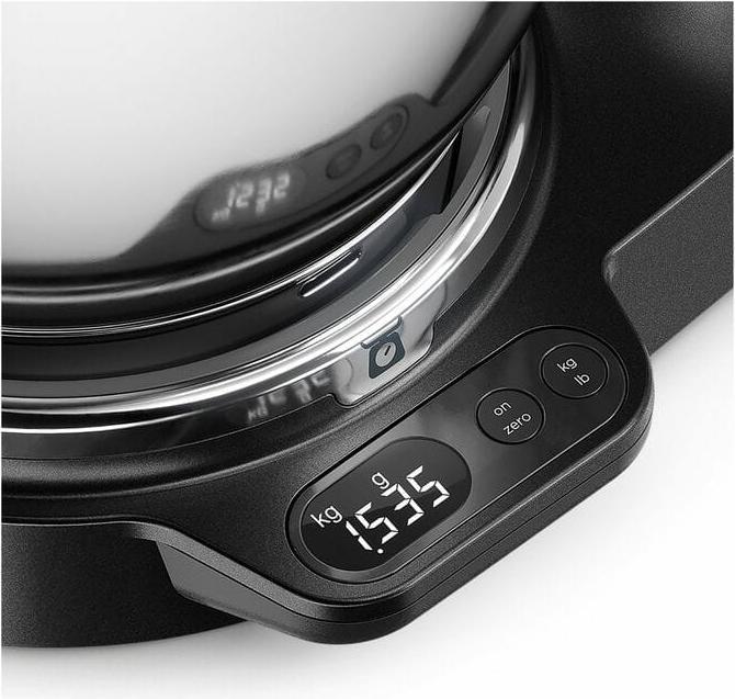 Productafbeelding Kenwood Titanium Chef Baker KVC85.004BK - Keukenmachine - Zwart (1200 W)