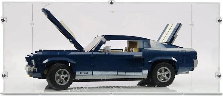 Image du produit iDisplayit Présentoir en acrylique pour LEGO® 10265 Ford Mustang (avec fond blanc)