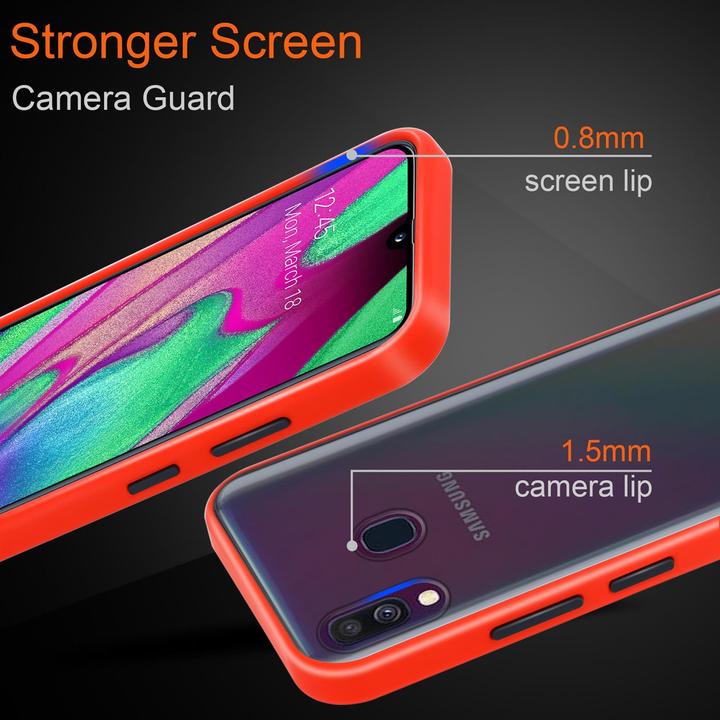 Productafbeelding Cadorabo Hybride matte hoes (Samsung Galaxy A40)
