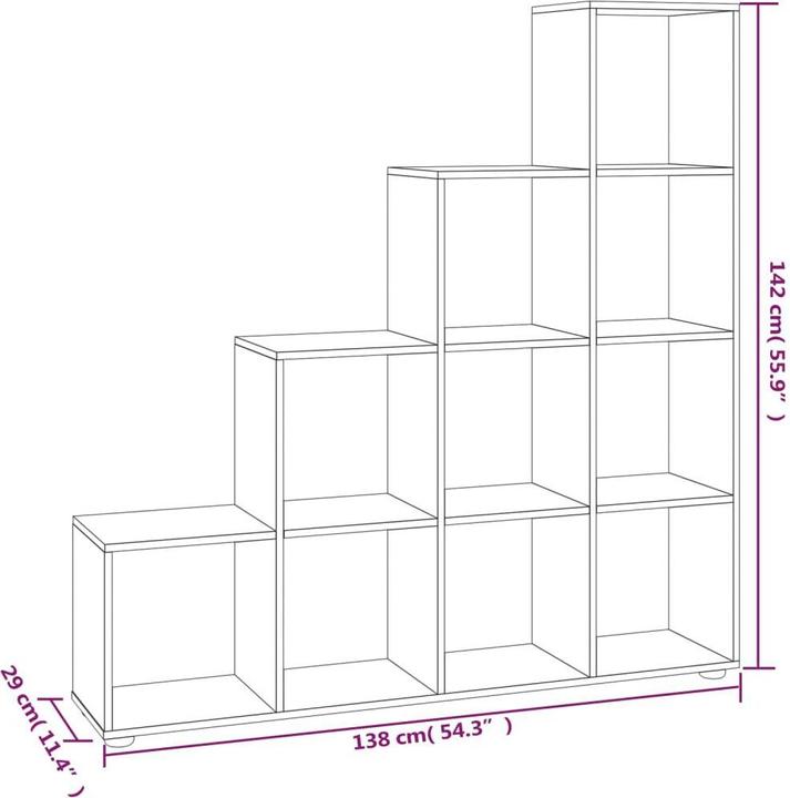 Actual product image VidaXL Roberto (138 x 29 x 142 cm)