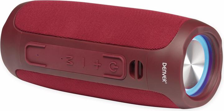 Produktbild Denver BTV-220BORDEAUX Tragbarer Lautsprecher Tragbarer Stereo-Lautsprecher Rot 8 W (Netzbetrieb)