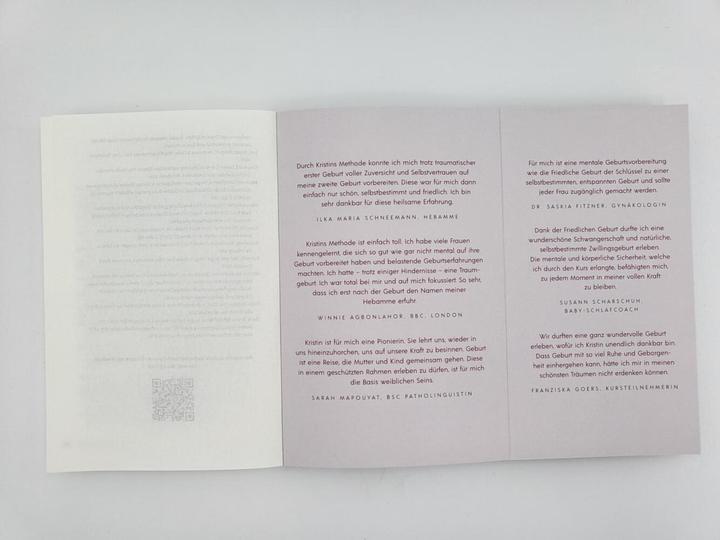 Actual product image Die Friedliche Geburt (German, Kristin Graf, 2022)
