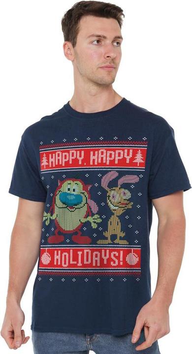 Produktbild Ren & Stimpy Happy Happy Holidays TShirt (4XL)