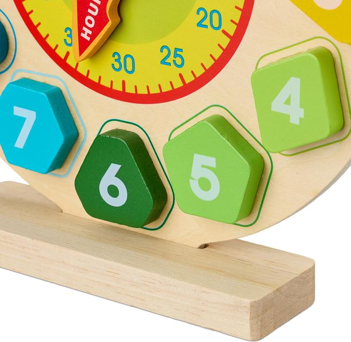 Actual product image Relaxdays Learning clock