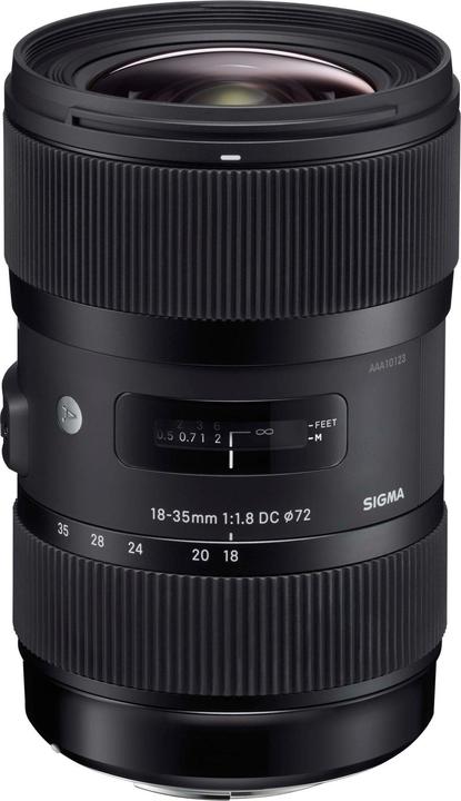 Image du produit Sigma 18-35mm, f/1.8 DC HSM ART, Canon EF-S (Canon EF-S, APS-C / DX)