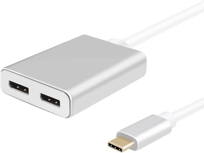 Actual product image Helos Display Splitter - USB-C (M) to DisplayPort (W) (USB-C, 10 cm)