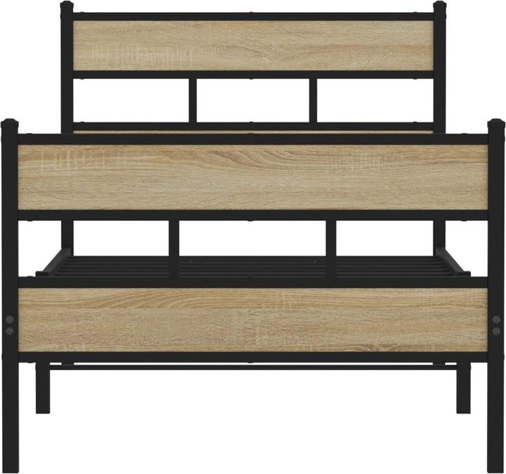 Immagine prodotto VidaXL Letto in metallo Struttura letto a doghe letto matrimoniale senza materasso 160x200cm (160 x 200 cm)