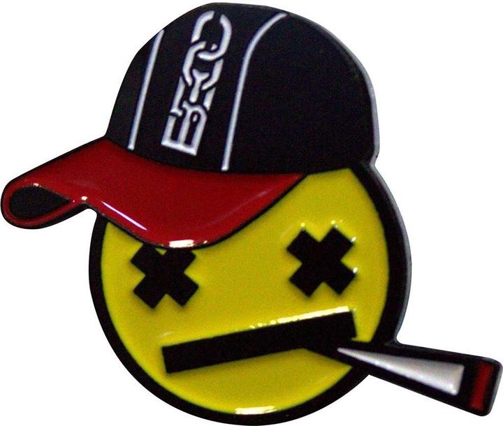 Produktbild Bad Boy Chiller Crew Emoji Abzeichen Messing Logo