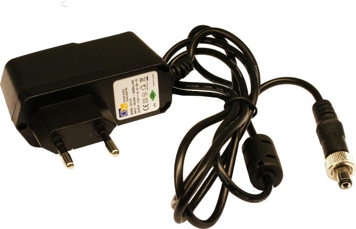 Image du produit Exsys Entrée de l'alimentation : 110V-240V / Sortie : 12V/1A, 3.5mm DC-Jack vissable
