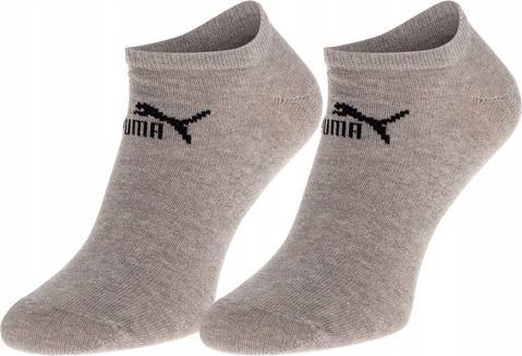 Actual product image Puma Sneaker Invisible Sneaker Boot Socks (3 Pack), Unisex, Grey/White/Black, 9-11 (43 - 46)