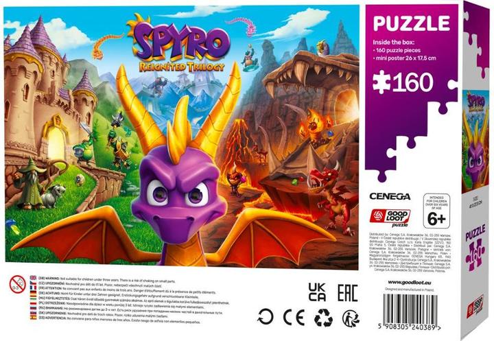 Produktbild Good Loot Kids: Spyro Reignited Trilogy Puzzles - 160 (160 Teile)