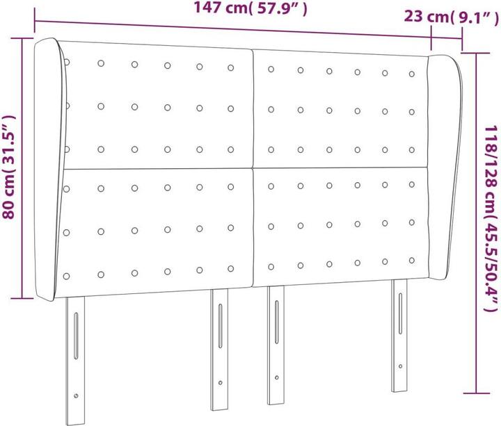 Actual product image VidaXL Zain (147 x 23 x 128 cm)