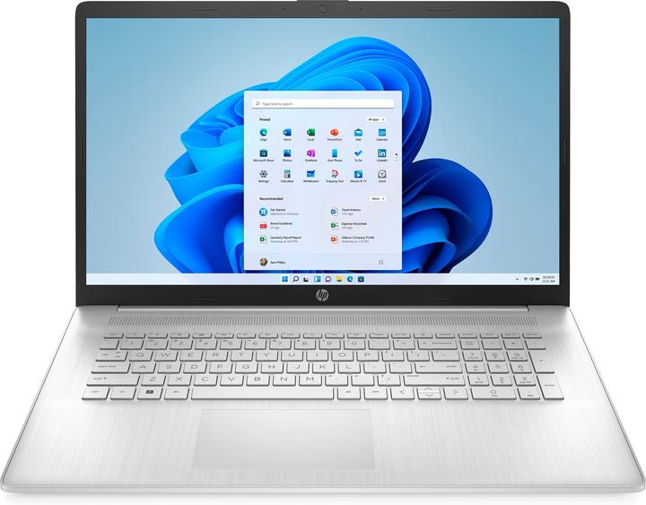 Produktbild HP 17-CN2068CL i5-1235U 17.3 FHD AG 8GB SSD512 BT BLKB FPR Win11 Natural Silver (REPACK) 2Y (17.30", Intel Core i5-1235U, 8.59 GB, 512 GB, Nummernblock)