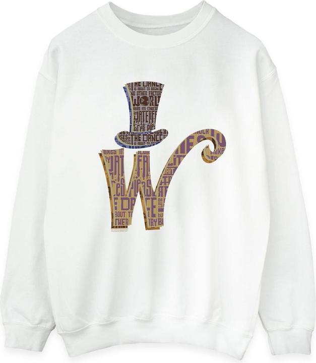 Produktbild Willy Wonka & the Chocolate Factory W Logo Hat Sweatshirt (L)