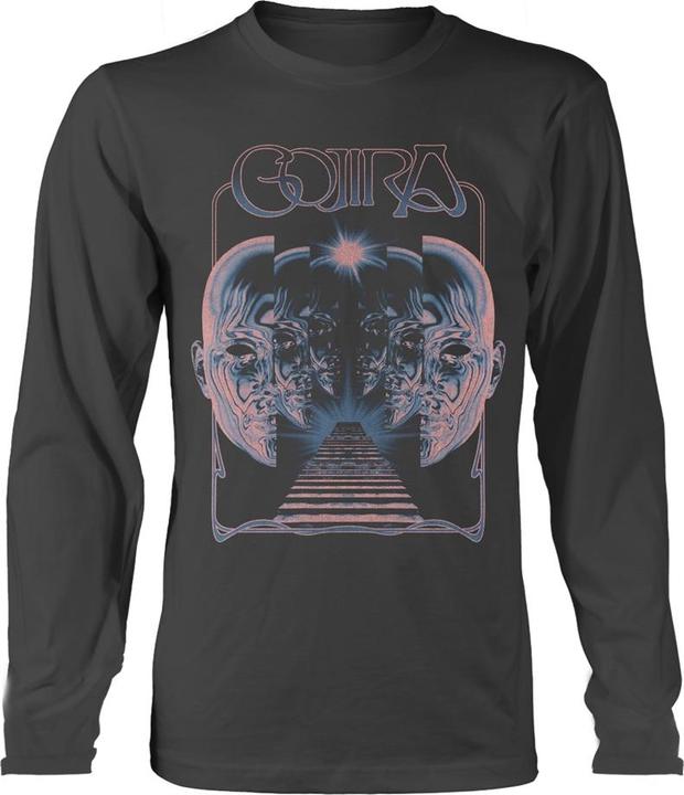 Gojira T Shirt Cycles Inner Expansion Band Logo Official Mens Black Long Sleeve M (M)