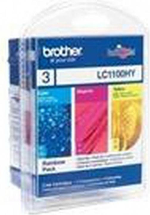 Actual product image Brother LC1100 Rainbow Pack (M, Y, C)