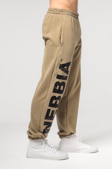 Produktbild Nebbia Baggy Style Sweatpants mit Taschen Gym Bro 365 - green (M)