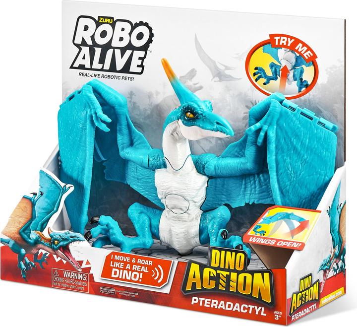 Actual product image Zuru ROBO ALIVE Dino Pterodactyl Action S1, Multi-coloured, 7173