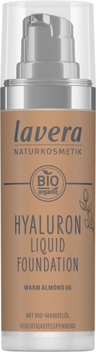 Produktbild Lavera BIO-Make-up Liquid Hyaluron N°06 Warm Almond - 30ml - (06)