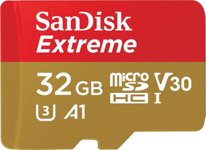 SanDisk Extreme UHS-I V30 (32 GB, microSDHC, U3, UHS-I)