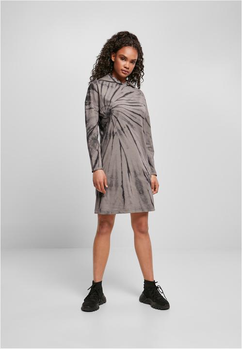 Actual product image Urban Classics Ladies Oversized Tie Dye Hoody Dress (XS)
