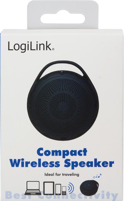 Produktbild LogiLink Bluetooth Lautsprecher mit FM Radio und MP3-Player (3 h, Stromversorgung über USB)